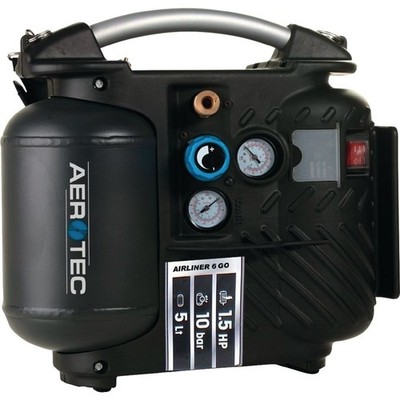 Compressor Aerotec Airliner 5 GO 200l/min 10bar 1.1kW 230V.50Hz 5L Aerotec