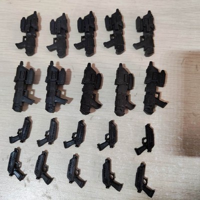 1:12 Scale 20pcs Star Wars DC-17M Blaster & DC-17 Pistol Gun for 6'' Figure
