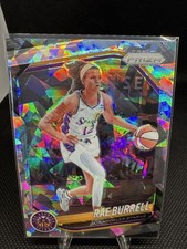 2025 Panini Prizm WNBA Silver Cracked Ice Rae Burrell Los Angeles Sparks #25
