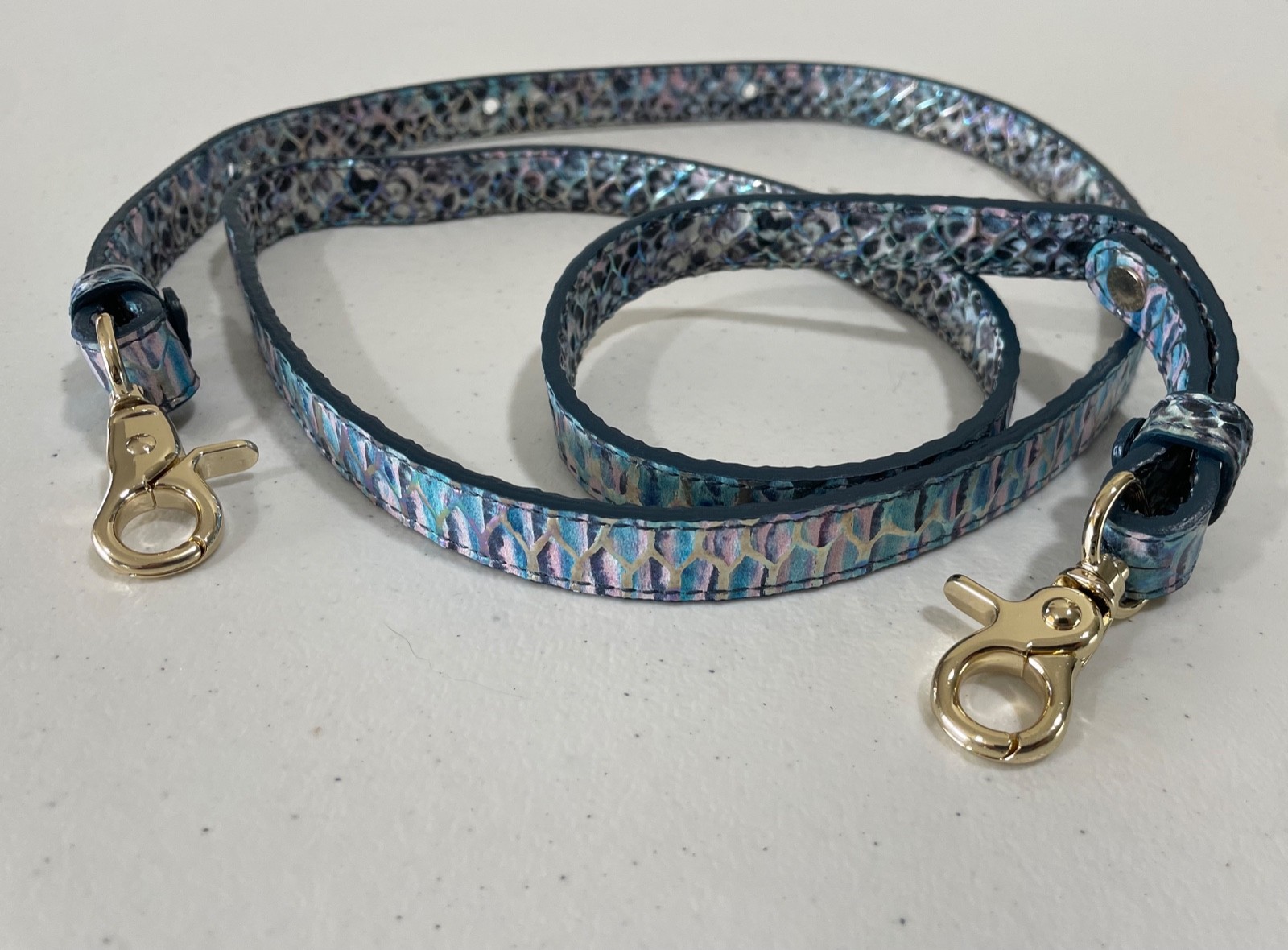 Brahmin Replacement Strap Multicolor Croc Embosse… - image 1