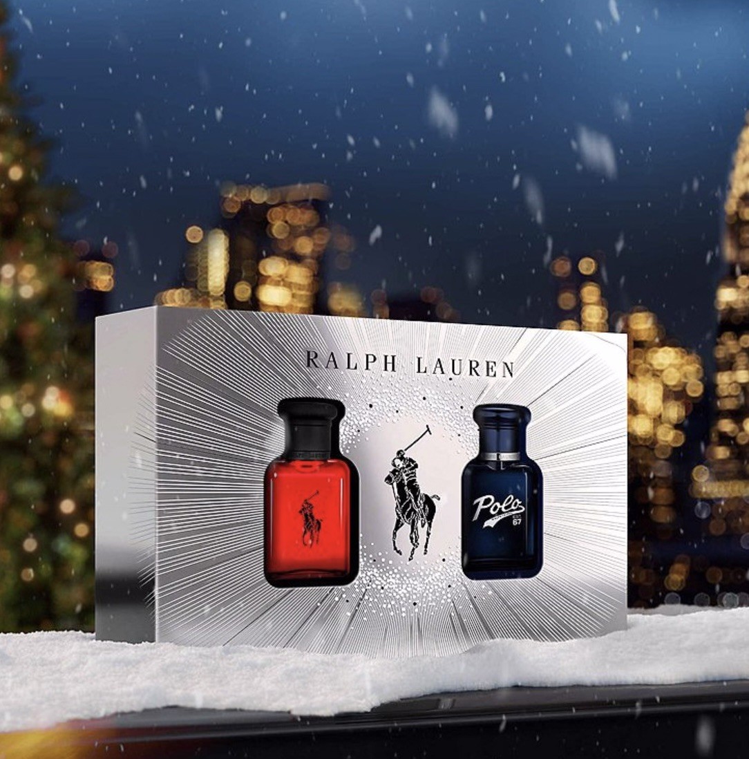 Ralph Lauren Polo Red & Polo Blue Fragrance Set Pineapple Bergamot