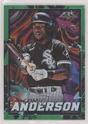 2022 Topps Fire Green 151/199 Tim Anderson #31 9o3