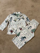 NEW, PEANUTS GANG TODDLER 2 PIECE PAJAMAS SET, SIZE 2T, SNOOPY, CHARLIE BROWN