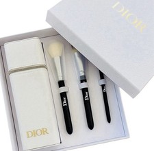 Dior Backstage 3pc Makeup Brush Set   s 11 16 21  Case Limited Ed Gift Boxed