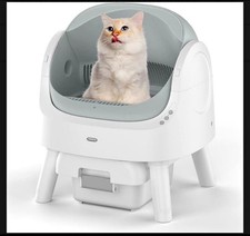 Brand new automatic self-cleaning litter box, with cat litter mat and trash bags