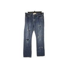 VTG GAP MODERN BOOT CUT COTTON MADE IN USA DISTRESSED JEANS 10 REGULAR