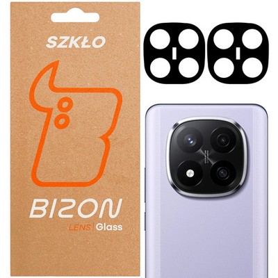 2x Kameraglas für Xiaomi Redmi Note 14 Pro Plus 5G Bizon Objectivschutzglas Glas
