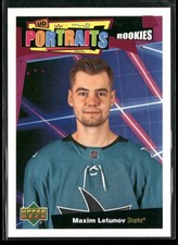 2020-21 Upper Deck - Ud Portraits Rookies Maxim Letunov #P-91 (RC)