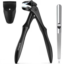 DRMODE Toenail Clippers for Thick Toenails for Seniors, Upgraded Long Handled