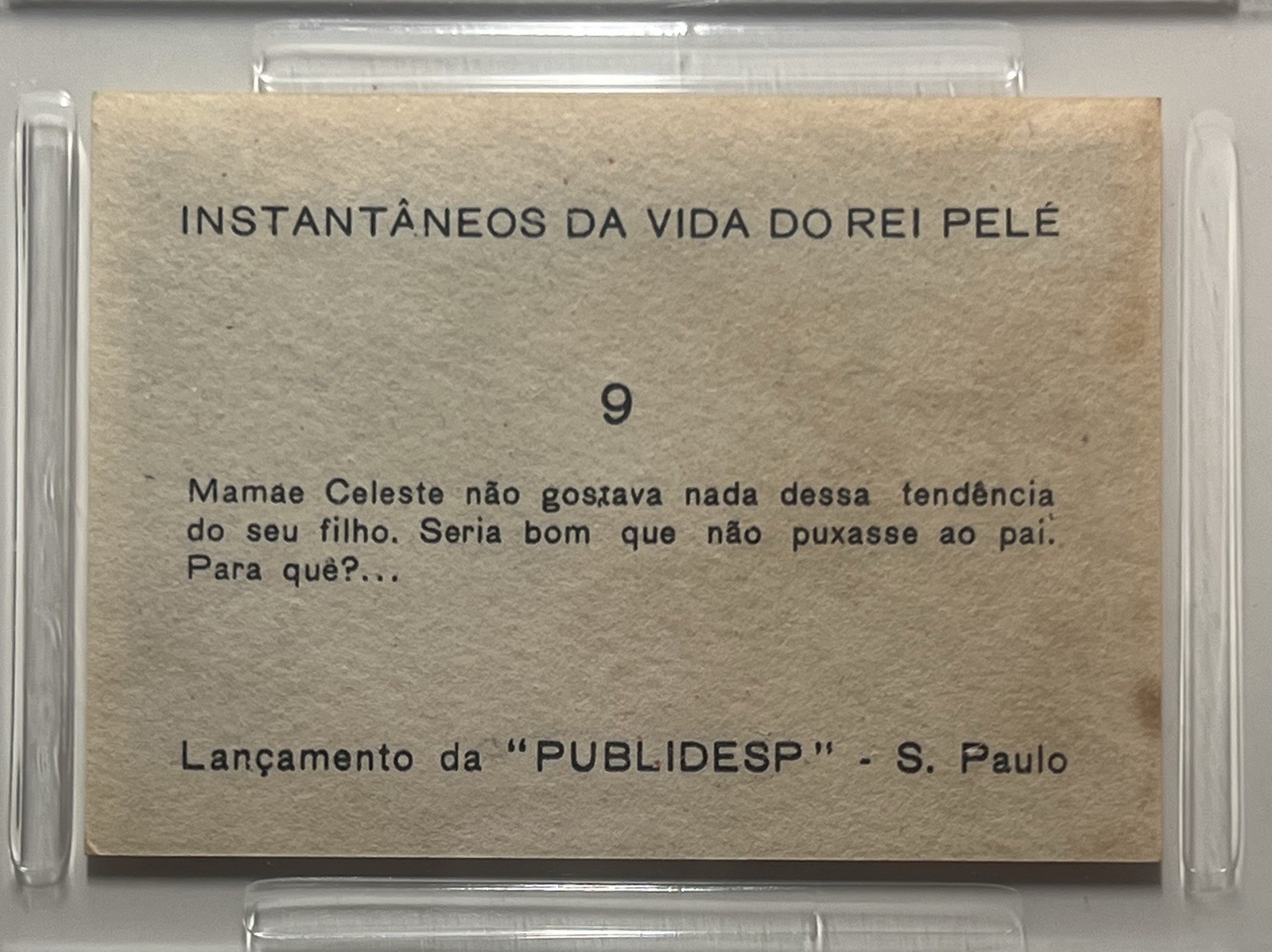 PSA 4 Pele 1964 Instantaneos Da Vida Do Rei Vintage Promo Rare #9 VG EX view 3
