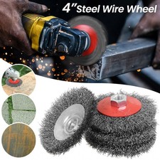 4pcs DRAHTB&Uuml;RSTE RUND BOHRMASCHINEN AUFSATZ STIEHLB&Uuml;RSTE RUNDB&Uuml;RSTE &Oslash; 100mm