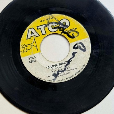The Bee Gees - Close Another Door/To Love Somebody 45rpm VG+ R29