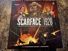 Scarface 1920 Board Game with Bloody Business Expansion and expansion