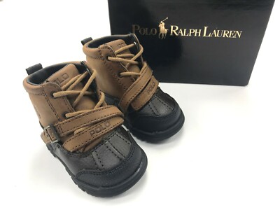 Kids Ralph Lauren Polo Tavin Tan 