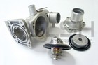 Jaguar S-Type (V8) Aluminum Thermostat Housing Kit With Thermostat - Nce2247