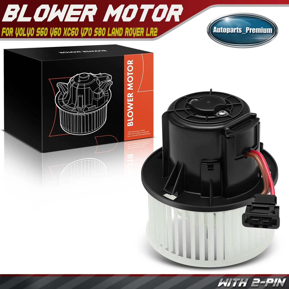 Front HVAC Heater Blower Motor for Volvo S60 11 18 S80 07 16 V70