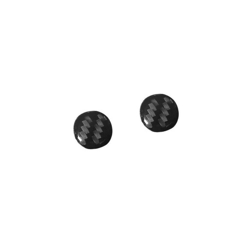 2Pcs Carbon Fiber Regular Radio Buttons Trim For Mitsubishi Outlander 2014-2016 - Picture 7 of 12