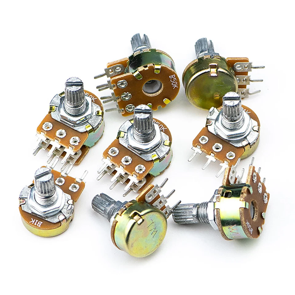 1/2/5/10/20/50/100/200/500K 1M Variable Resistor Adjustable Linear Potentiometer - Image 3 of 4