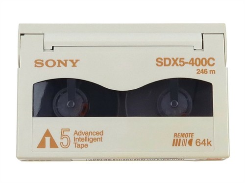SONY AIT-5 8MM 400GB NATIVE 1040GB COMPRESSED DATA CARTRIDGE TAPE SDX5-400C - 第 1/2 張圖片