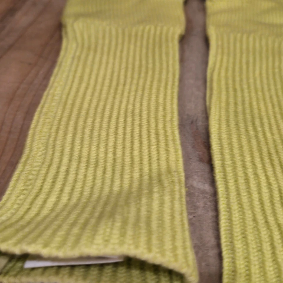 GUANTE UGG DE PUNTO LARGO CON PALMA CONDUCTORA INTELIGENTE Y DEDOS MEZCLA DE LANA ~ VERDE TENIS Foto 4 de 4