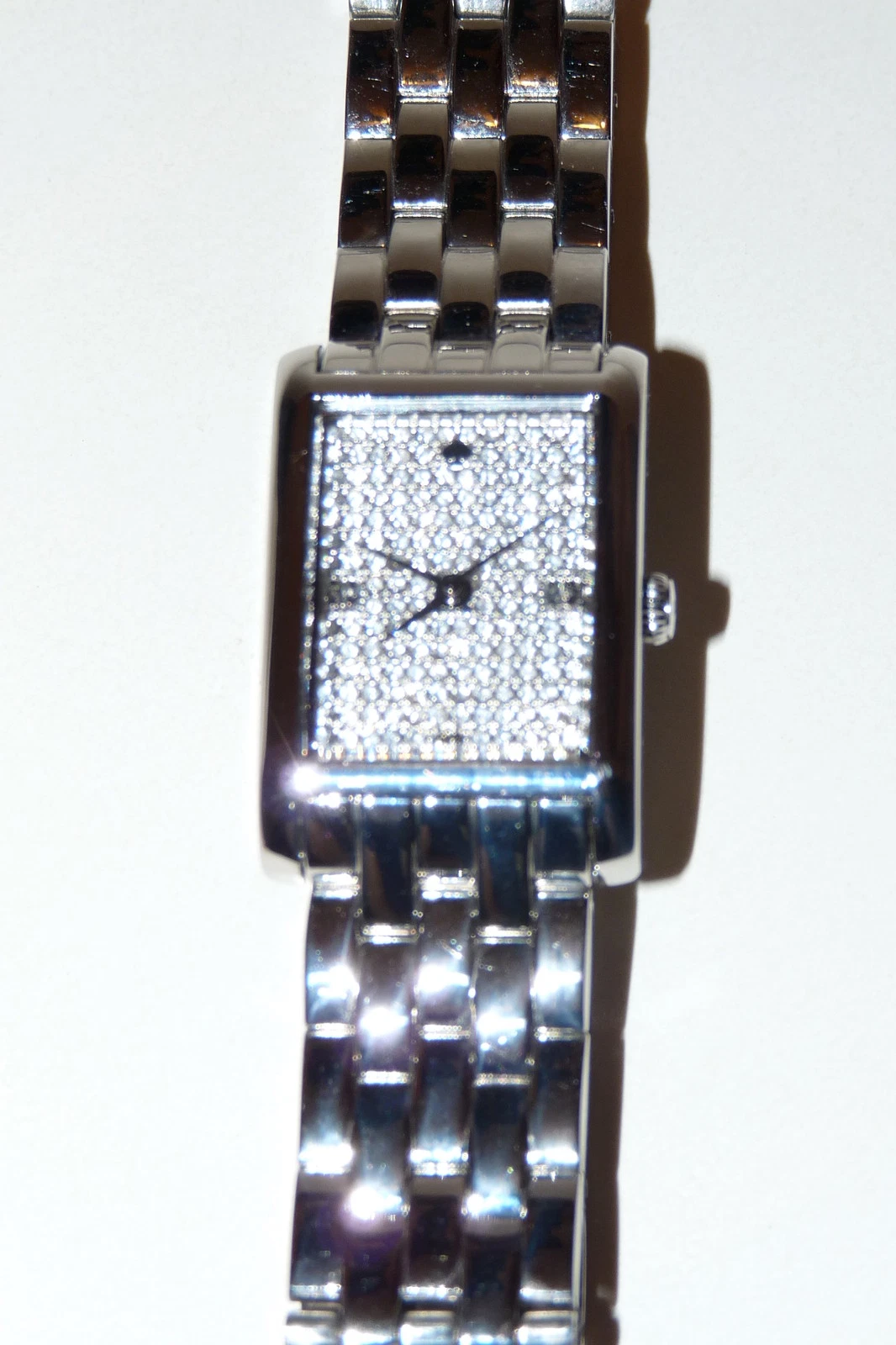 Kate Spade Watch Silver Pave Crystals Dial 1YRU0128