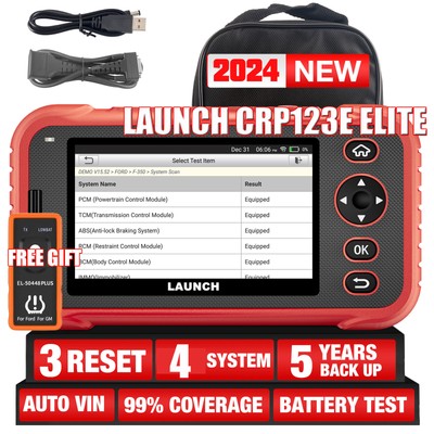 2024!LAUNCH CRP123E OBD2 Scanner Engine SRS ABS Code Reader Car Diagnostic Tool