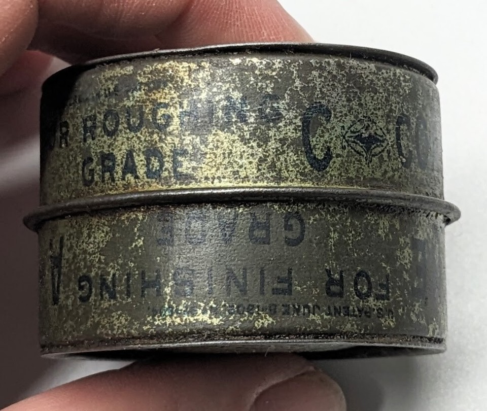 Vintage Clover Brand Valve Grinding Compound Tin 25 Cents Label eBay