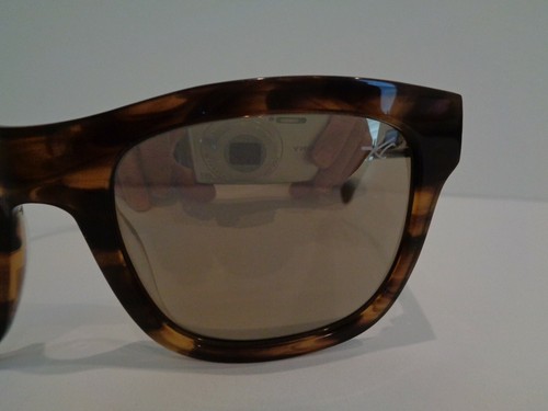 Kenneth Cole KC7201 Brown Horn Smoke Mirror Sunglasses New Womens Eyewear - Picture 10 of 12