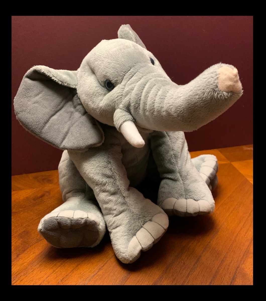 Elephant Brand 2冊 2008 LOVE EARTH BBC SITTING ELEPHANT PLUSH STUFFED ANIMAL