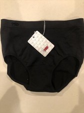 MD Womens Shapewear Panties Black Size M