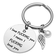 Birthday Day Gifts For Wife Girlfriend Her Him I Love Keychain Love Tag Chain
