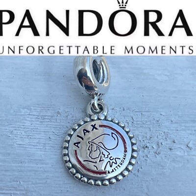 PANDORA ロゴパーカー　レア Authentic PANDORA AFC Ajax Football Club MLS Logo Dangle Soccer
