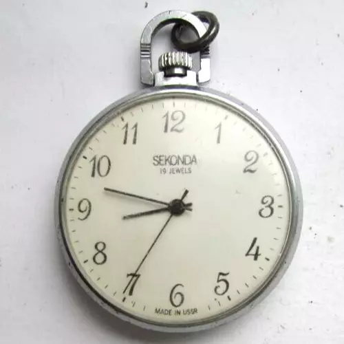 Sekonda 18 jewels ussr hotsell pocket watch
