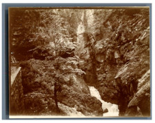 Switzerland, Tamina Vintage Citrate Print.  Citrate Print 8x11 Circa 1898 