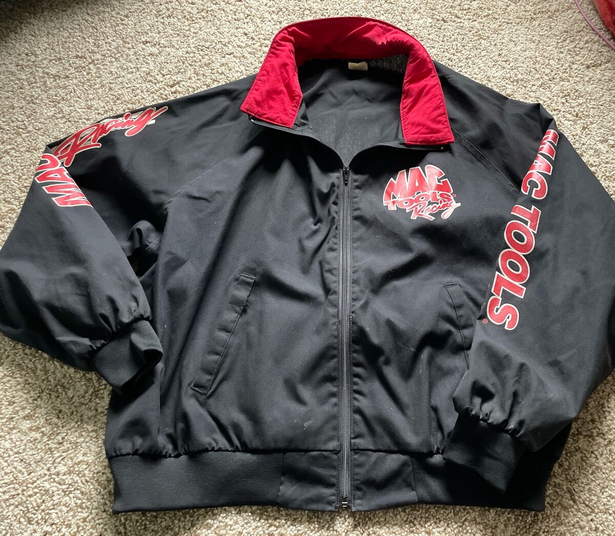 Vintage Swingster MAC Tools Racing Light Jacket 80s 90s Size Vintage Swingster MAC Tools Racing Light Jacket 80s 90s Size