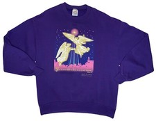 *VTG* Jerzees '90s Purple Angel Christian Isaiah 9:6 Sweatshirt; Made in USA; L