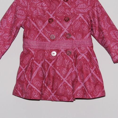Abrigo impermeable con capucha rosa informal CATIMINI 18 meses para niñas - Imagen 5 de 8