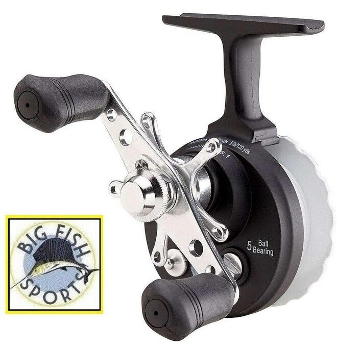 EAGLE CLAW Inline Ice Reel #ECILIRWH FREE USA SHIP NEW! Crappie, Bass, Panfish