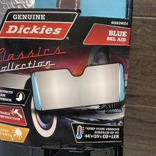 Dickies universal Car truck suv Blue Bel Air Sun Shade Visor Classics Edition