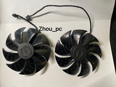 Set Ventole Di Ricambio Per EVGA RTX 2070 E 2080 Super KO – Zhou_pc Nere