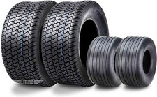 4 WANDA Zero-Turn Lawn Mower Turf Tires 13x6.50-6 & 24x9.50-12 /4PR -13081/13050
