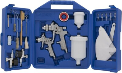#ad HVLP Campbell Hausfeld Gravity Feed Spray Gun Kit AT706099 New $79.99