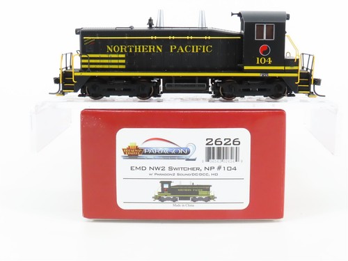 HO Broadway Limited BLI 2626 NP Northern Pacific NW2 Diesel #104 w/ DCC & Sound