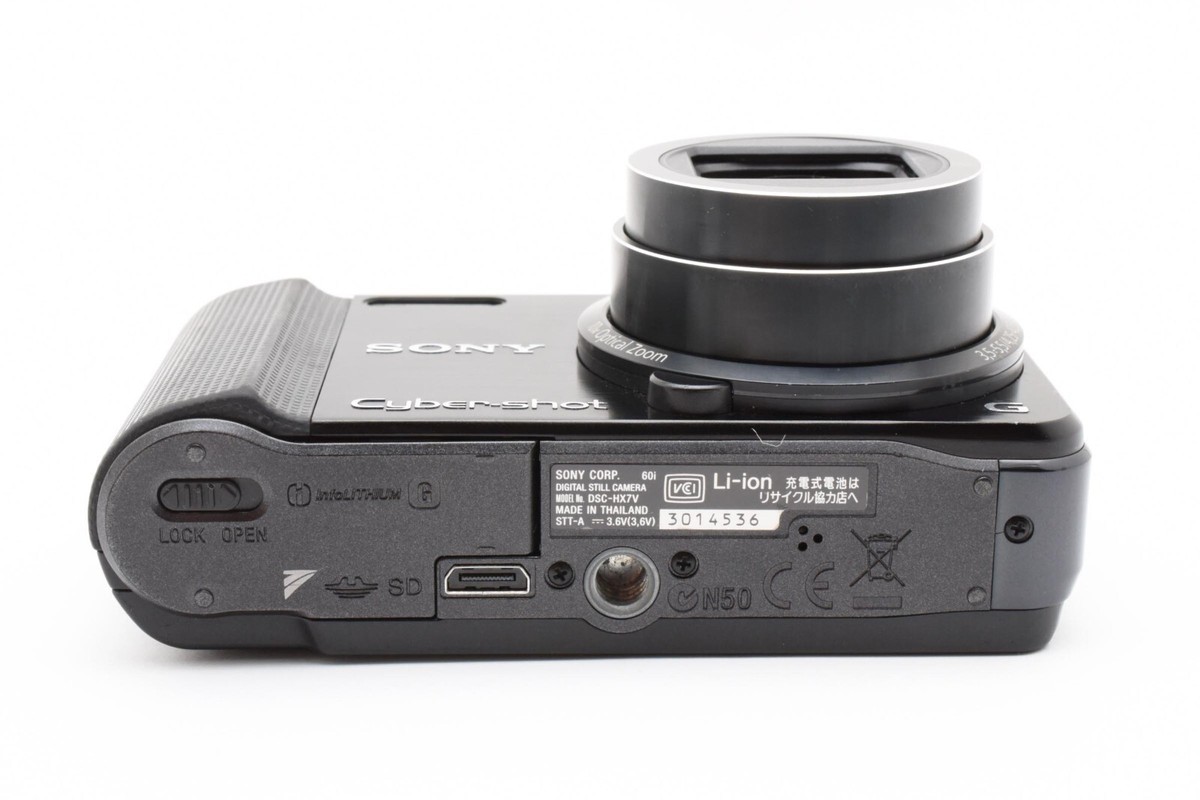 MINT] SONY Cyber-shot DSC-HX7V 16.2 MP Digital Camera Black