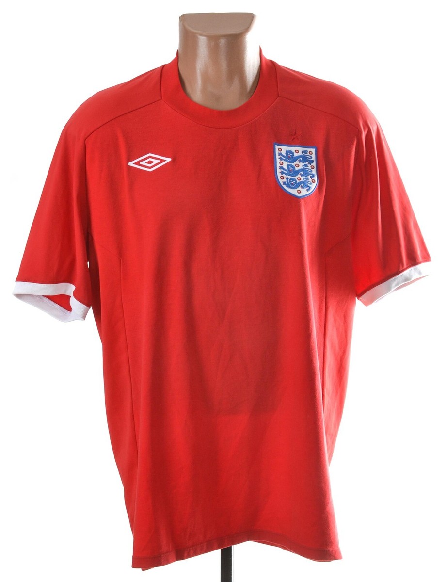 UMBRO イングランド2009 サッカージャージ（サイズ 42） ENGLAND 2009/2010 AWAY FOOTBALL SHIRT JERSEY UMBRO SIZE L(44