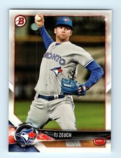 2018 Bowman #BP56 T.J. Zeuch Prospects
