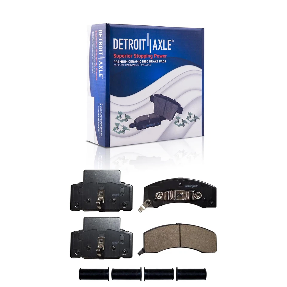 Front for 1994-1999 Dodge Ram 2500 4WD 318mm DRILLED Rotors + Ceramic Brake Pads - Image 4 of 4