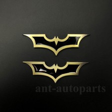 2x Metal Batman Dark Knight Mask Emblem Car Trunk Badge Decal Motorcycle Sticker
