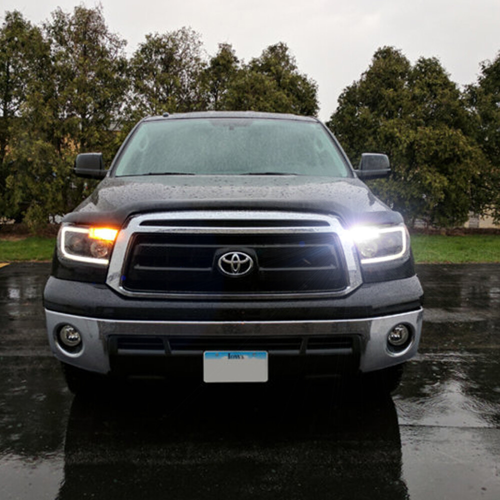 3157 4157 Switchback White/Amber LED Turn Signal Light Bulbs for