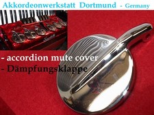 Akkordeon- Dämpfungsklappe, accordion mute Cover  for Scandalli and others